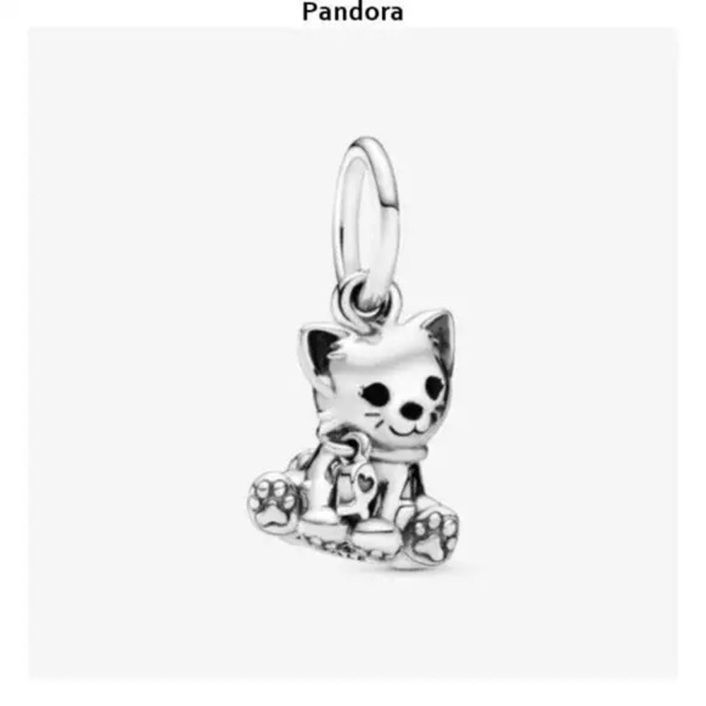 Pandora kitten charm